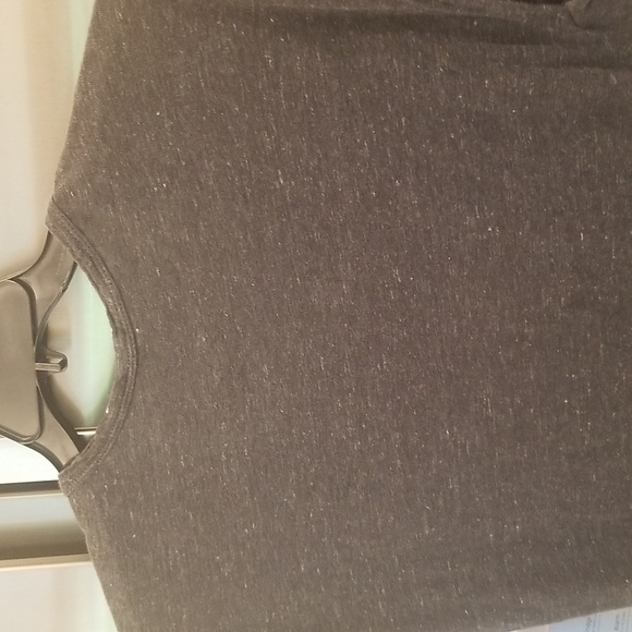 💕JOIE💕 Neyo Scoop Neck Cap Sleeve T-shirt 100% Linen ~ Dark Heather Grey Large - Picture 9 of 10